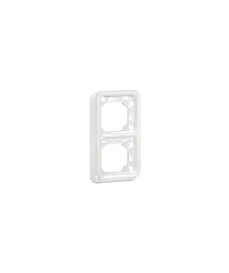 C - SUPPORT PLAQUE 2POSTES VERTI