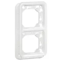 C - SUPPORT PLAQUE 2POSTES VERTI