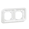B - SUPPORT PLAQUE 2 POSTES HORI