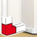 Angle plat 90° pour goulotte à c