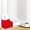 ANGLE PLAT 90° POUR GOULOTTE A C