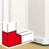 B - ANGLE PLAT 90° GOULOTTE A CL