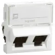 B - DOUBLE PRISE RJ45 CATEGORIE6