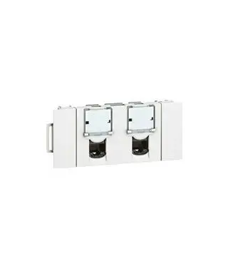 Double prise RJ45 Soluclip catég