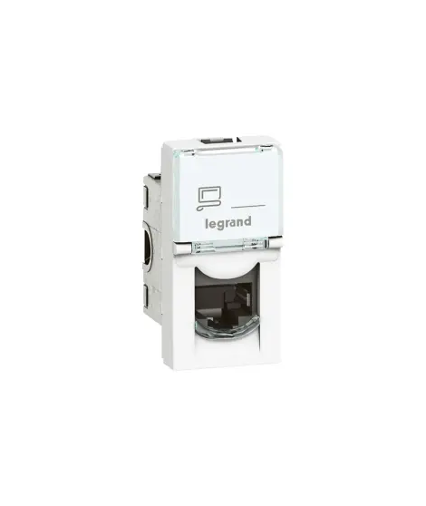 RJ45 C6A STP ANTIMICR 1M BL