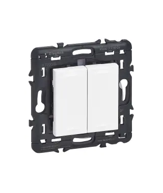 INTERRUPTEUR MOSAIC BLANC 2 DI R