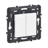 INTERRUPTEUR MOSAIC BLANC 2 DI R