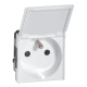 PRISE 2P+T AVEC VOLET MOSAIC 2 M