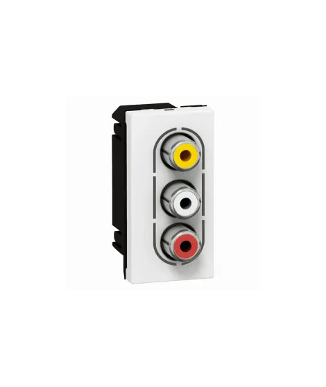 C - PRISE 3 RCA FEMELLE MOSAIC -