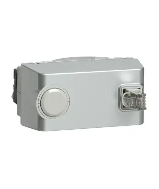 RJ45 C6 FTP ENROUL.MOSAIC ALU