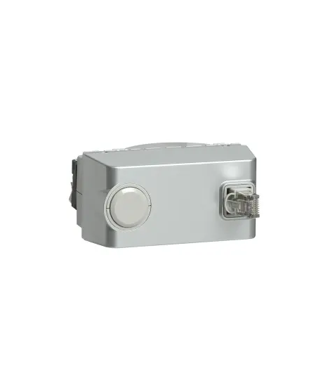 RJ45 C6 FTP ENROUL.MOSAIC ALU