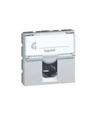 RJ45 C5E FTP MOSAIC 2 M ALU