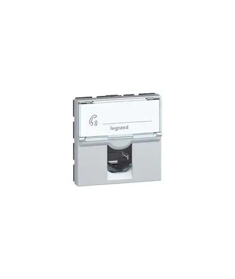 RJ45 C5E FTP MOSAIC 2 M ALU