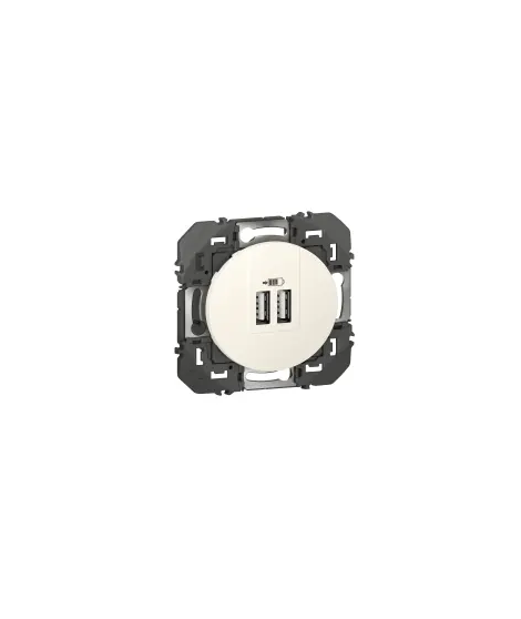 B - DOUBLE CHARGEUR USB TYPEA DO