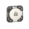 B - DOUBLE CHARGEUR USB TYPEA DO