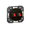 PRISE HAUT-PARLEUR DOUBLE DOOXIE