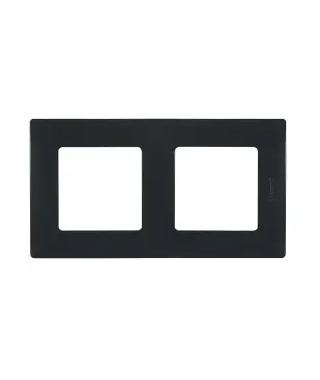 PLAQUE NILOE 2 POSTES - ONYX