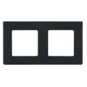 PLAQUE NILOE 2 POSTES - ONYX