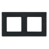 PLAQUE NILOE 2 POSTES - ONYX