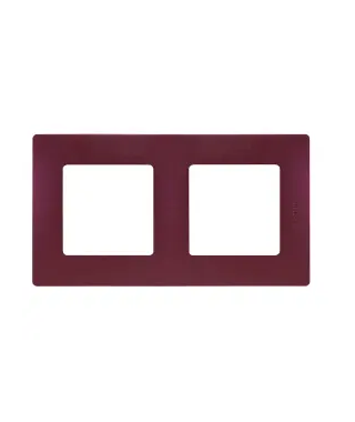 PLAQUE NILOE 2 POSTES - PRUNE