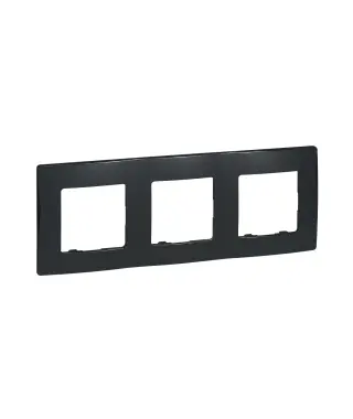 PLAQUE NILOE 3 POSTES - ONYX