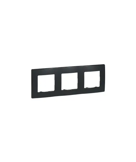 PLAQUE NILOE 3 POSTES - ONYX