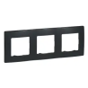 PLAQUE NILOE 3 POSTES - ONYX