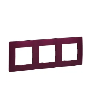 PLAQUE NILOE 3 POSTES - PRUNE