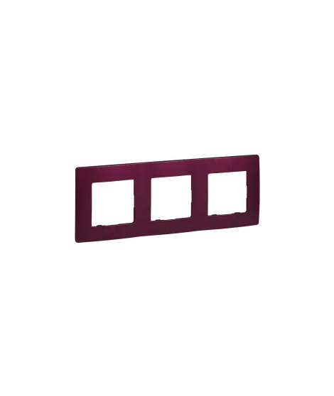 PLAQUE NILOE 3 POSTES - PRUNE