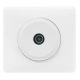 PRISE TV SIMPLE AVEC PLAQUE CELI