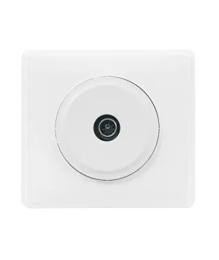 PRISE TV SIMPLE AVEC PLAQUE CELI