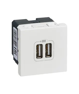 DOUBLE CHARGEUR USB MOSAIC TYPE-