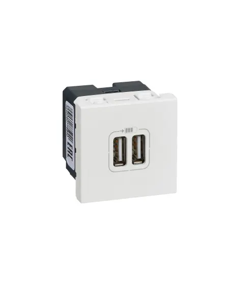 DOUBLE CHARGEUR USB MOSAIC TYPE-