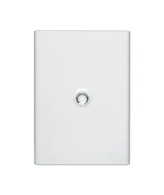 Porte blanche RAL9003 pour coffr