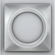 BAGUE ZAMAK CARREE 68X68MM POUR