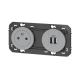 B - PRISE 2P+T SURFACE + CHARGEU