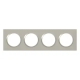 B - PLAQUE CARREE DOOXIE 4 POSTE