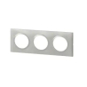 PLAQUE CARREE DOOXIE 3 POSTES FI