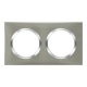 PLAQUE CARREE DOOXIE 2 POSTES FI