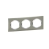 PLAQUE CARREE DOOXIE 3 POSTES FI