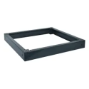 SOCLE METALLIQUE HAUTEUR 100MM P
