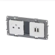 PRISE DE COURANT ET CHARGEUR 2 U