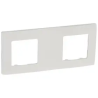PLAQUE NILOE 2 POSTES ENTRAXE 10