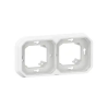 B - SUPPORT PLAQUE ENCASTRE 2 PO