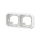 B - SUPPORT PLAQUE ENCASTRE 2 PO