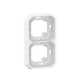 B - SUPPORT PLAQUE ENCASTRE 2 PO