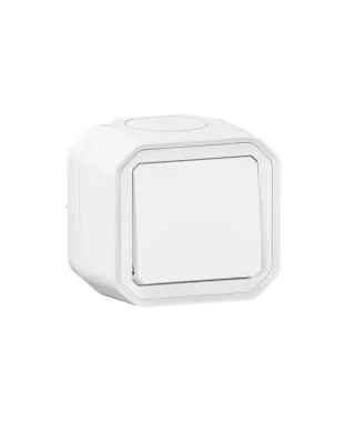 Poussoir NO étanche Plexo 10A IP
