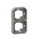 SUPPORT PLAQUE ENCASTRE 2 POSTES