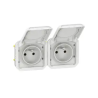 B - PRISE DE COURANT 2X2P+T HORI