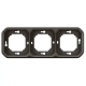 B - SUPPORT PLAQUE ENCASTRE 3 PO